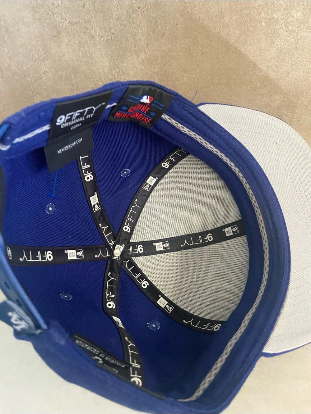 Royal blue New Era Los Angeles Dodgers cap adjustable Great Condition